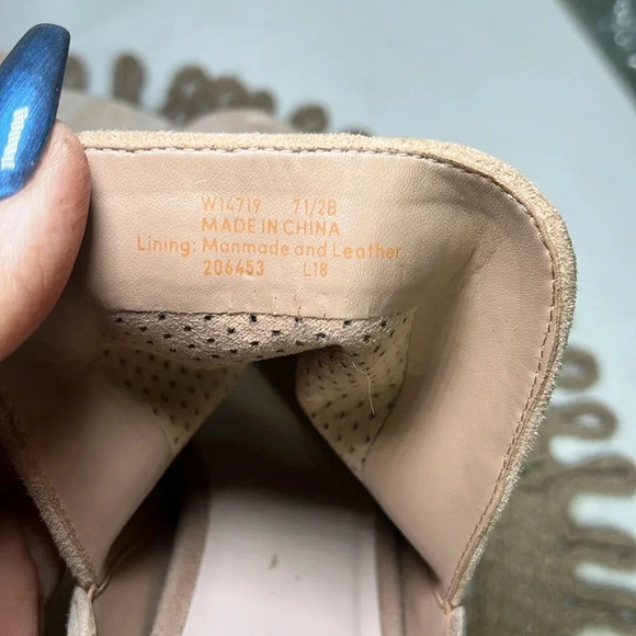 Cole Haan Shiloh Open Toe Suede Ankle Booties - Picture 6 of 8